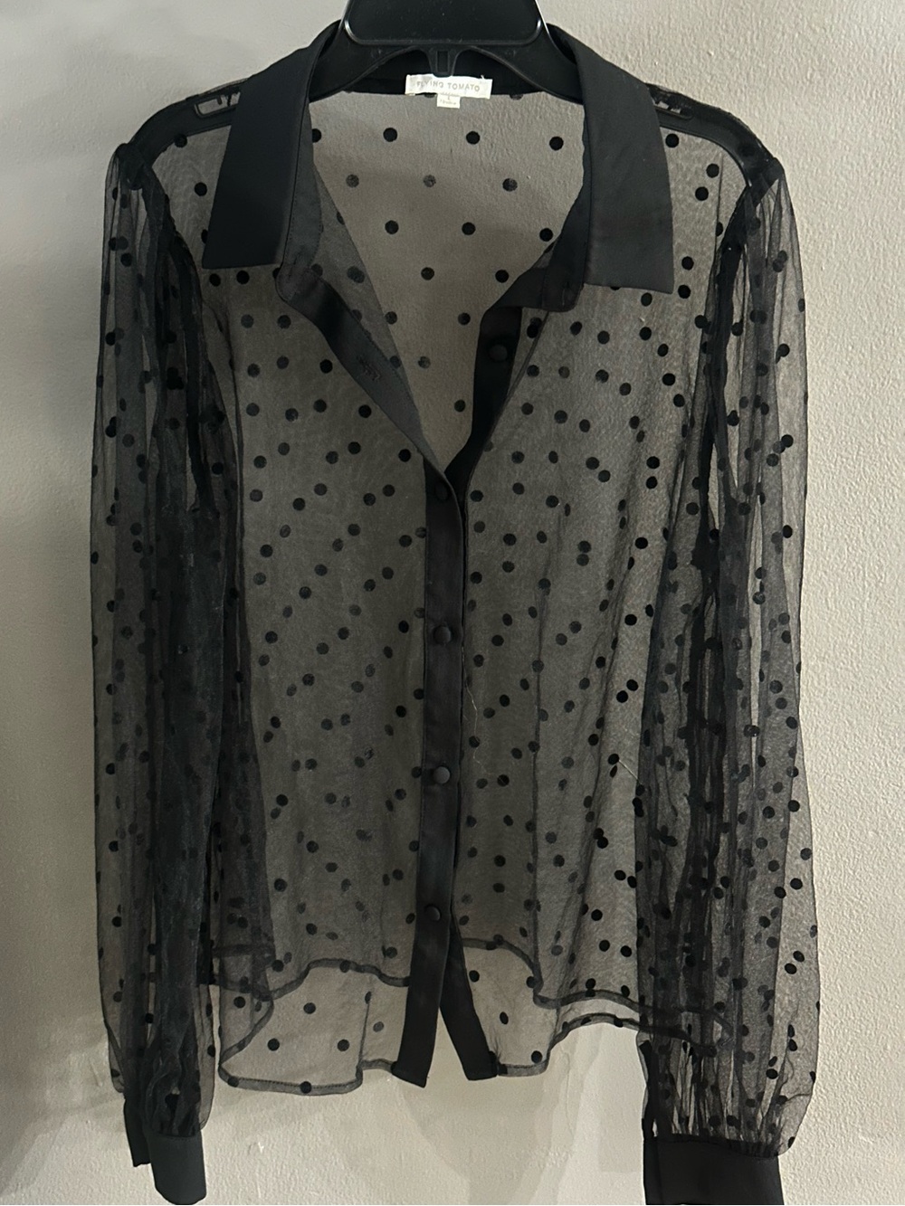 FLYING TOMATO POLKA DOT BLOUSE